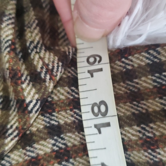 Talbots 3/4 Sleeve Plaid Blazer 100% Wool, Fully Lined, Size 8 - Picture 7 of 8